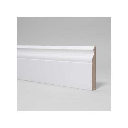 Photograph of 18mm x 94mm Moisture Resistant MDF White Primed Silktrim Ogee Architrave