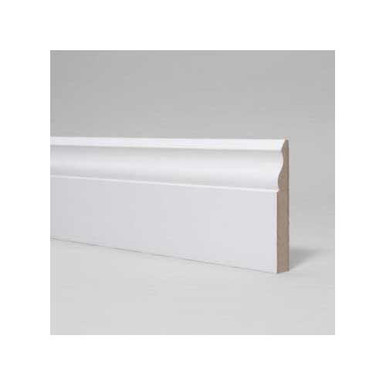 Further photograph of 18mm x 94mm Moisture Resistant MDF White Primed Silktrim Ogee Architrave