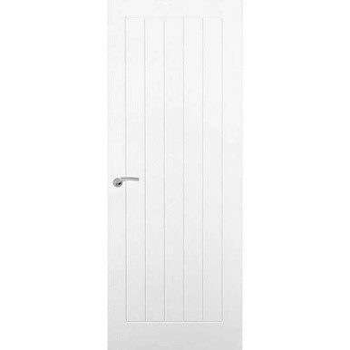 Further photograph of Premium Moulded 5 Panel Vertical Semi Solid Door 1981mm x 838mm x 35mm (6'6" x 2'9")