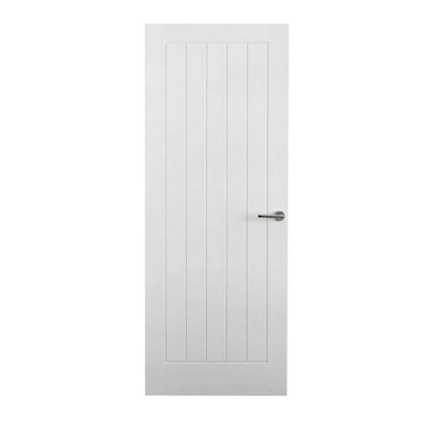 Premium Moulded 5 Panel Vertical FD30 Fire Shield Door 1981mm x 838mm x 45mm (6'6" x 2'9")