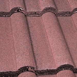 Photograph of Marley Double Roman Tile Dark Red