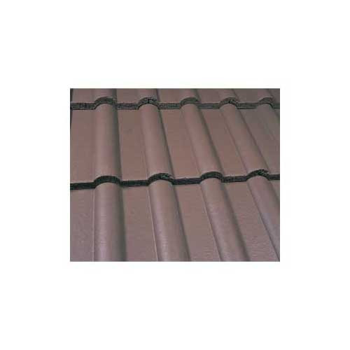 Photograph of Marley Double Roman Tile Smooth Brown