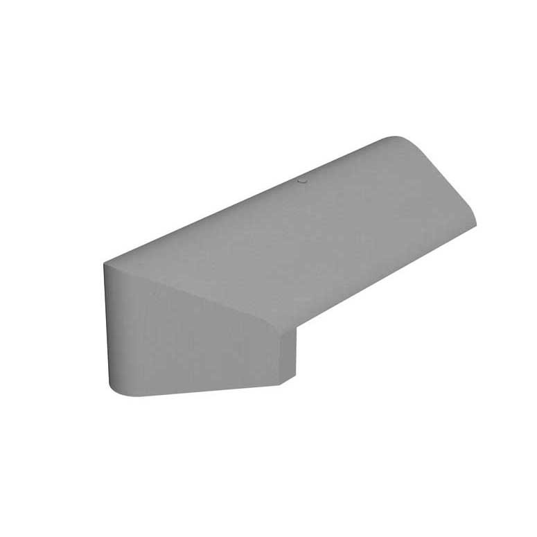 Photograph of Marley Modern Block End Hip Smooth Grey