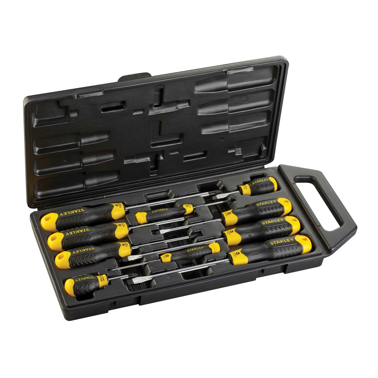 Photograph of Stanley Cushion Grip Screwdriver Set, 10 Piece