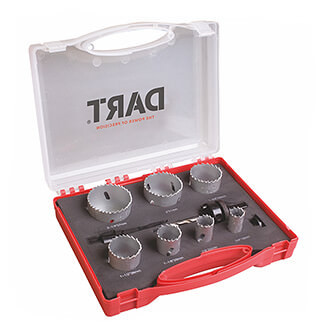 Photograph of Dart 10 Piece Plumbers Holesaw Kit