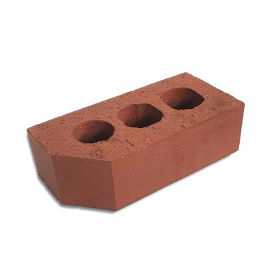 Smooth Red 45Deg Squint AN1.2 Perforated Brick, Red, 215 x 100 x 65mm product image