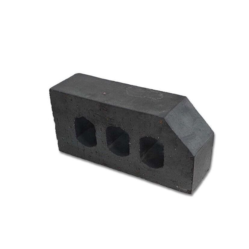 Photograph of Smooth Blue 45 Degree Squint An1.2 Perforated Brick