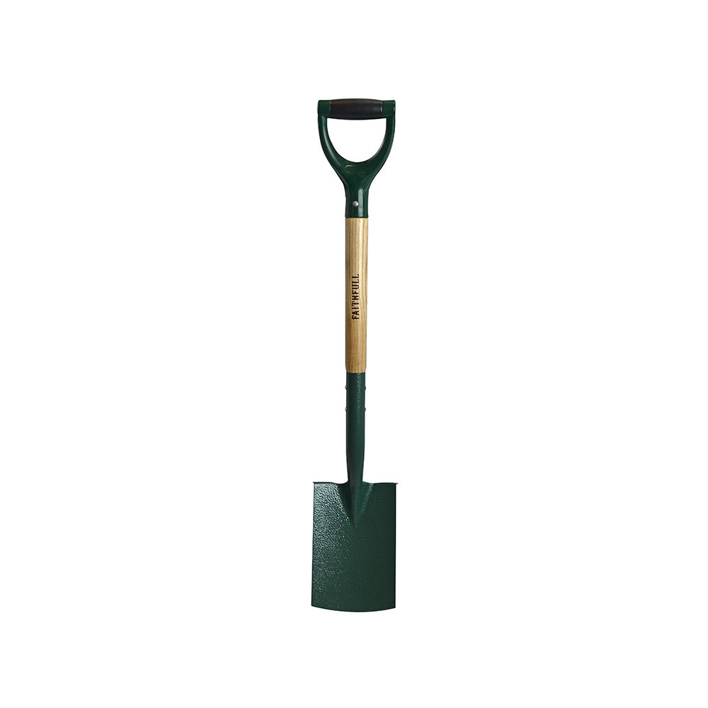 Photograph of Faithfull Digging Spade, Carbon Steel, Powder Coated,  1050 x 95 x 95mm