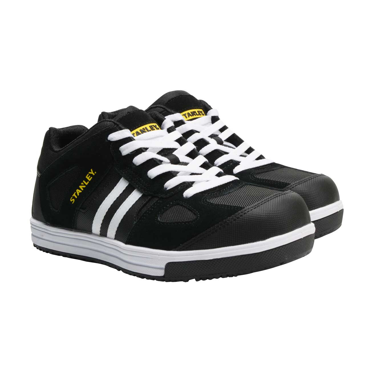 Photograph of Stanley Cody Safety Trainers Black/White Stripe UK 9 EUR 43