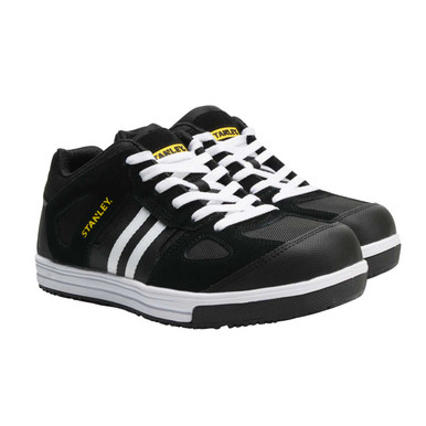 Further photograph of Stanley Cody Safety Trainers Black/White Stripe UK 9 EUR 43