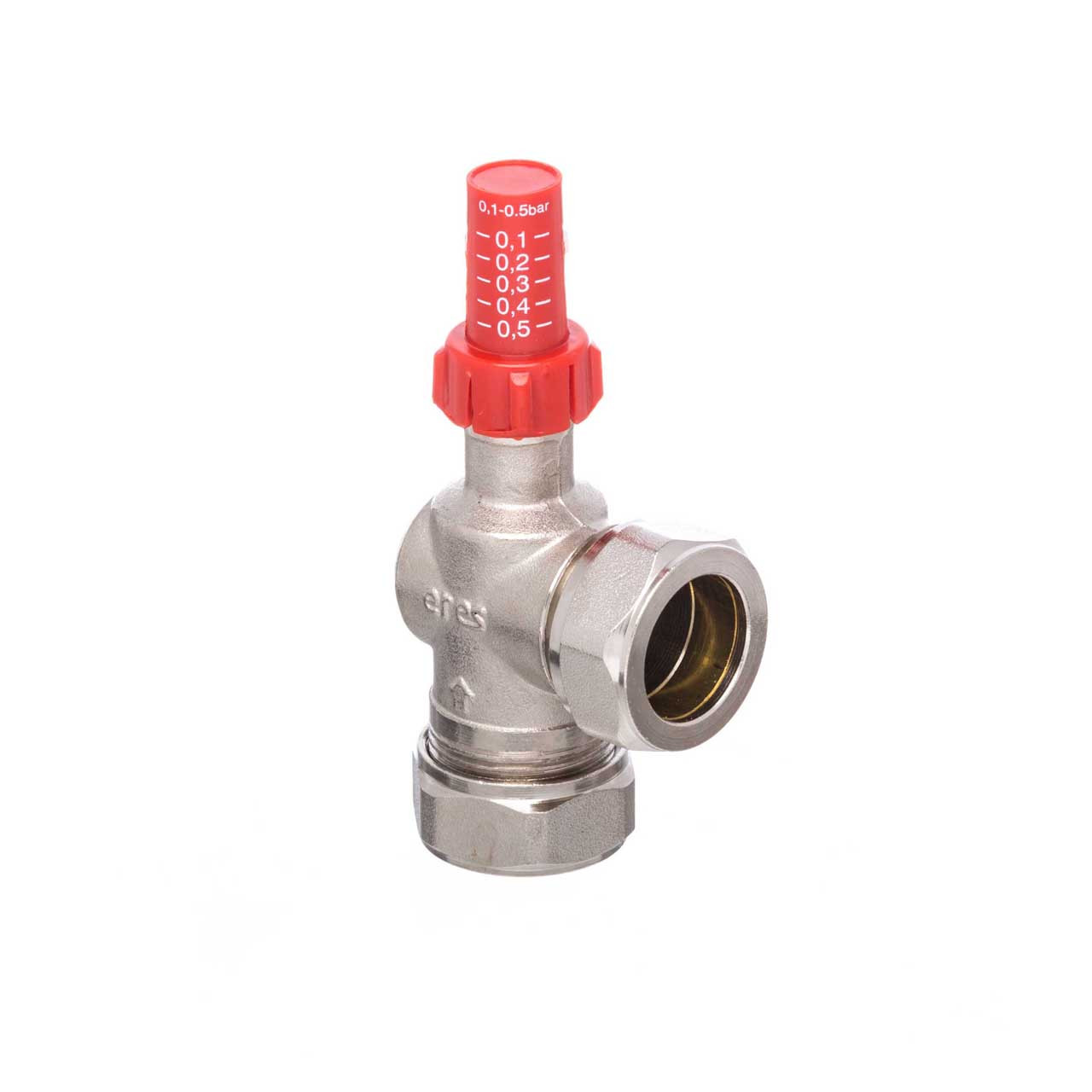 Photograph of Altecnic Eres 22mm Angled Bypass Valve