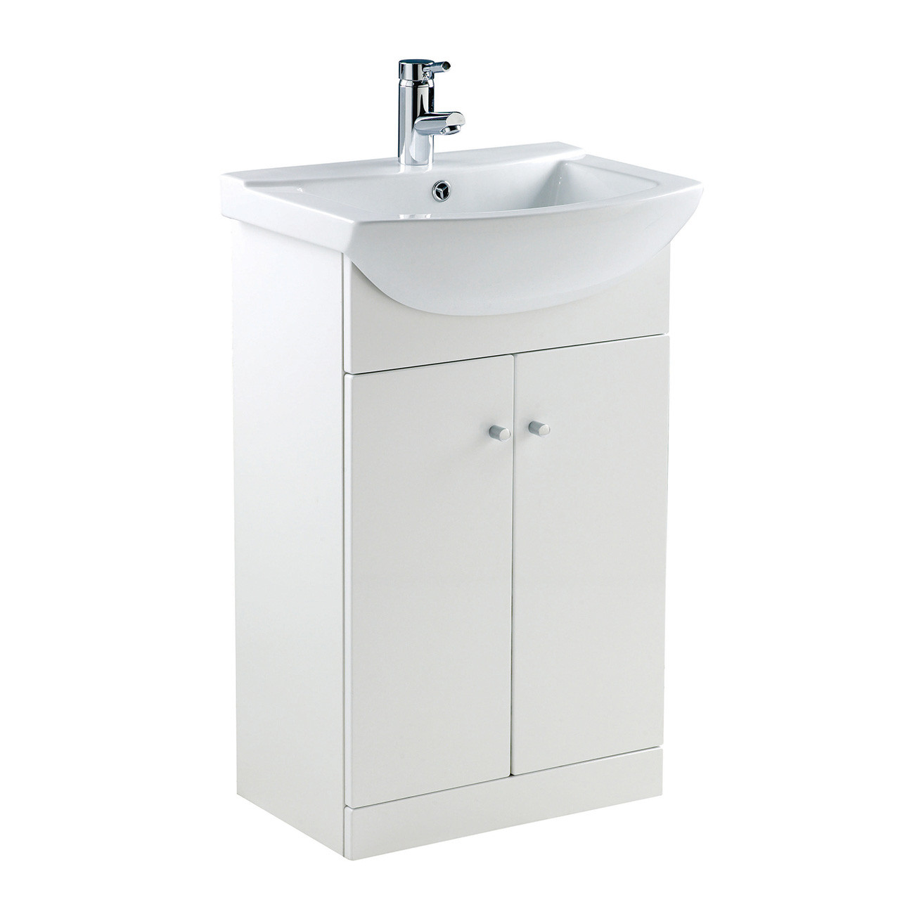 Photograph of Trade 550mm One Taphole Basin - White