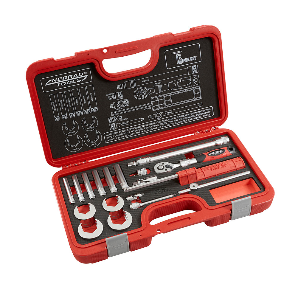 Photograph of Nerrad 18-Piece Professional Tap Wrench Kit