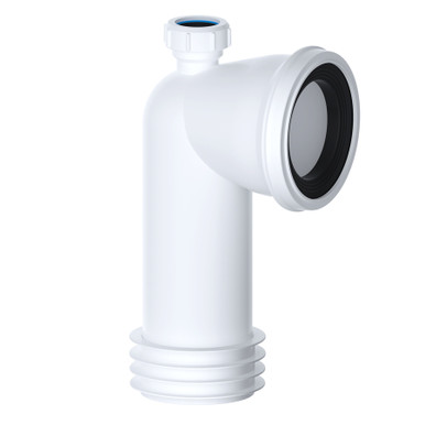 90 Degree Bend Wc Pan Connector 1 1/4 Adapto product image