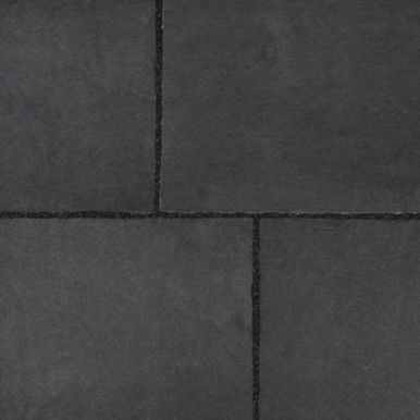 Further photograph of Carbon Black Natural Paving 600 x 600mm (2.7/m2)