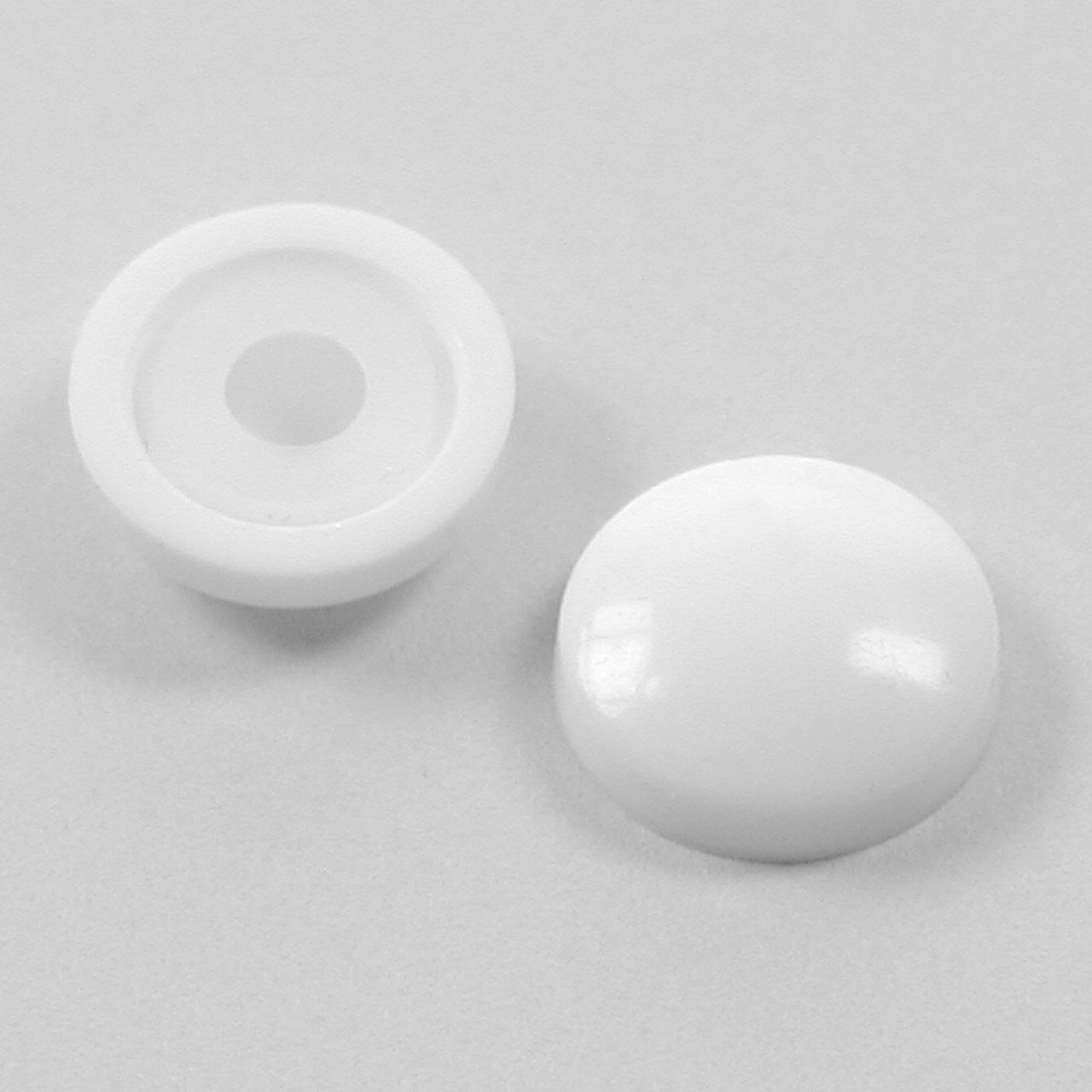 Photograph of Screw Cover Domecap White - Pack of 20