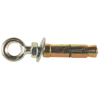 Further photograph of Eye Bolt Shield Anchor ZYP M8E - Pack of 4