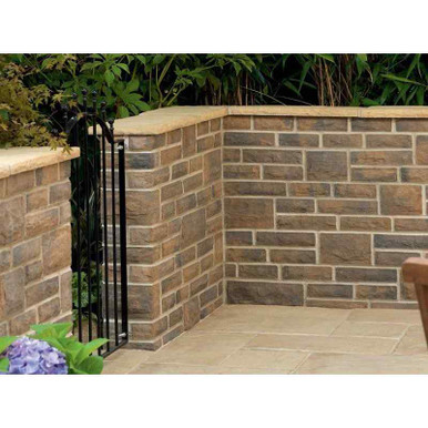 Further photograph of Heritage Paving Yorkstone Coping Stone - 600mm x 300mm x 38mm