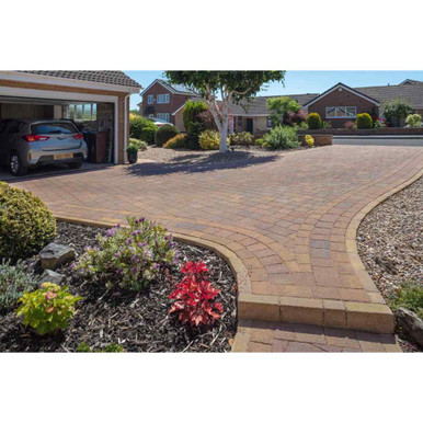 Further photograph of Drivesett Tegula Original Autumn 240mm x 160mm x 50mm