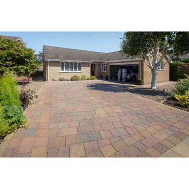 Further photograph of Drivesett Tegula Original Autumn 240mm x 160mm x 50mm