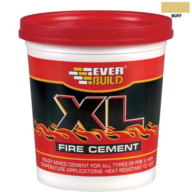 Further photograph of Everbuild XL Fire Cement 5kg Tub