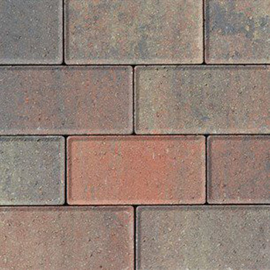 Rectangular Block Paving Forest Blend 200mm x 100mm x 50mm product image