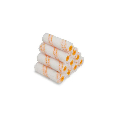 Further photograph of Hamilton For The Trade 4" Medium Pile Mini Roller Sleeves - 10 Pack