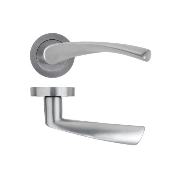 Photograph of 51MM HUGO PREMIUM HANDLE LEVER ON ROUND ROSE HA1413.PCP