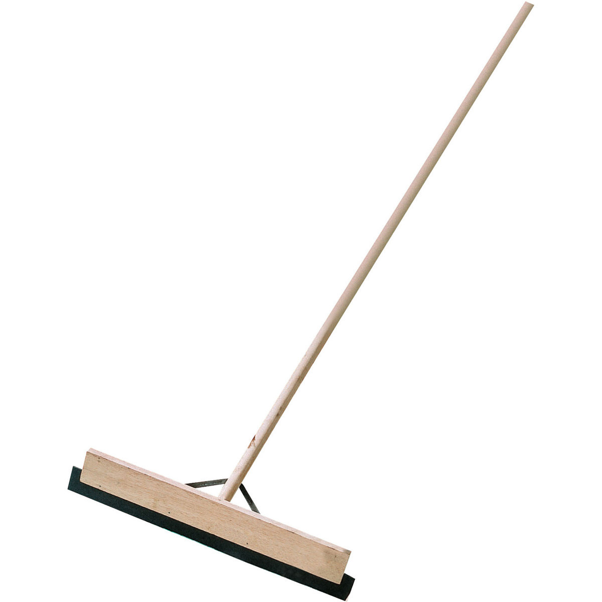 Wooden Squeegee Rubber Blade Stayed Handle 600mm