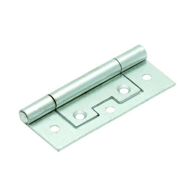 Sterling Steel Flush Hinge, Bright Zinc Plated, 101 x 60 x 2mm, 0.244kg product image