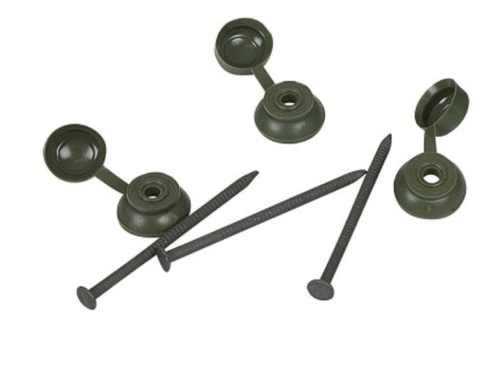 Photograph of Coroline Fixings - Green (Pack of 20)
