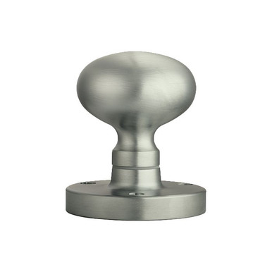 Sterling Brass Mortice Knob, Satin Nickel, Victorian Style, 61.5mm (Dia) x 71 product image