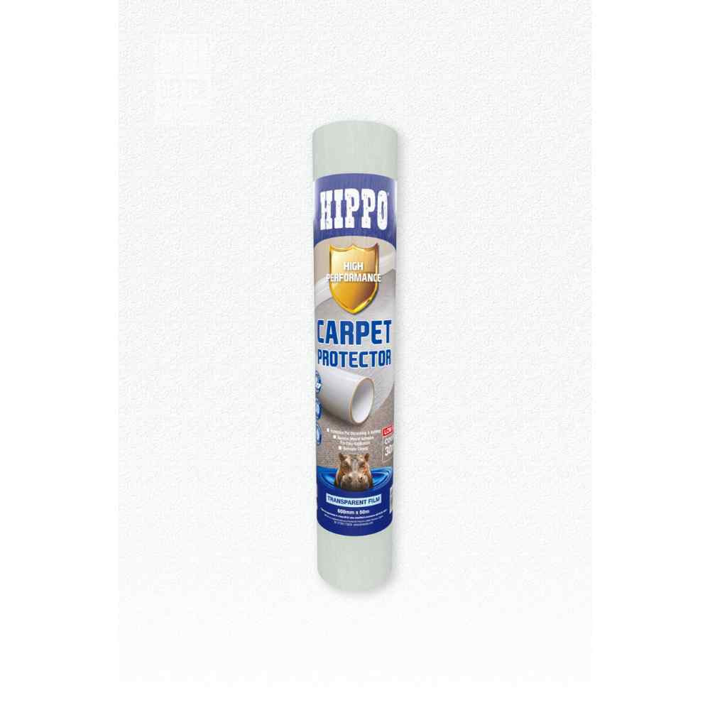 Photograph of Hippo Carpet Protector LDPE, Transparent, Non-Porous, 50m x 600mm