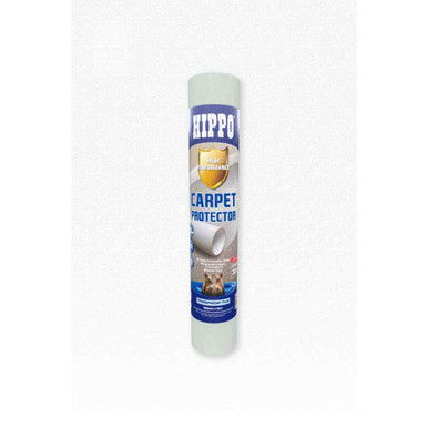 Hippo Carpet Protector LDPE, Transparent, Non-Porous, 50m x 600mm