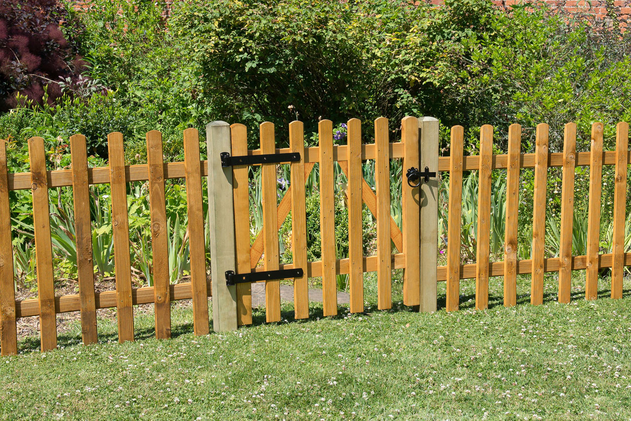 Photograph of Forest Garden Grooved Pale Gate 3ft (900mm)