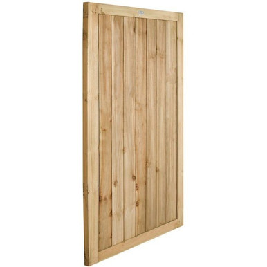 Further photograph of Forest Garden Pressure Treated Featheredge Gate 6ft (1800mm)