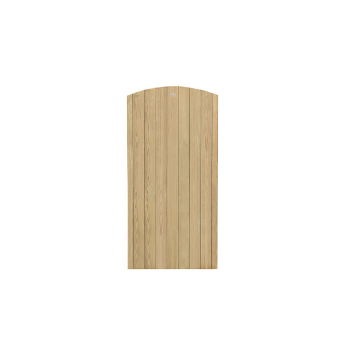 Photograph of Forest Garden Heavy Duty Dome Top Tongue & Groove Gate 6ft (1800mm)