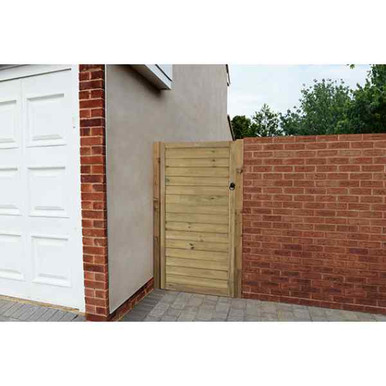 Further photograph of Forest Garden Horizontal Tongue & Groove Gate 6ft (1830mm)