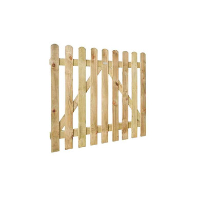 Further photograph of Forest Garden Heavy Duty Pale Gate 3ft (900mm)