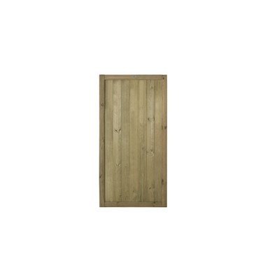 Further photograph of Forest Garden Vertical Tongue & Groove Gate 6ft (1830mm)