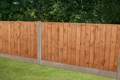 Forest Garden 6ft x 3ft (1.83m x 0.93m) Vertical Board Fence Panel - Pack of 5 product image