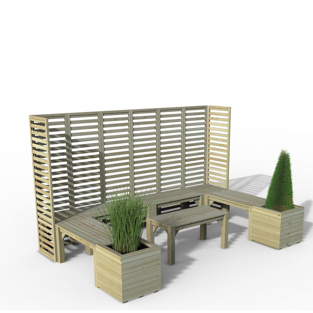 Photograph of Forest Garden Modular Seating Option 4