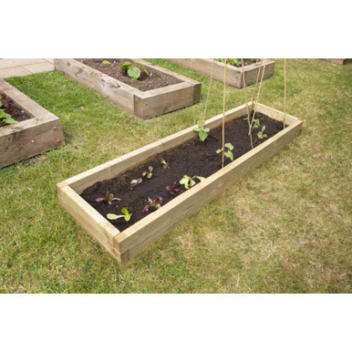 Further photograph of Forest Garden Caledonian Long Raised Bed 80mm x 140mm x 1800mm