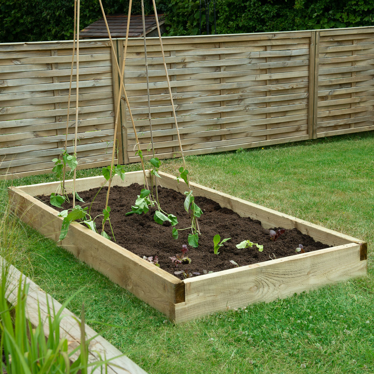 Photograph of Forest Garden Caledonian Large Raised Bed 80mm x 140mm x 1800mm