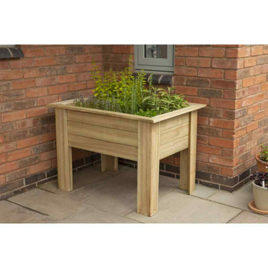 Further photograph of Forest Garden Kitchen Garden Planter 200mm x 900mm x 780mm