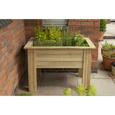 Further photograph of Forest Garden Kitchen Garden Planter 200mm x 900mm x 780mm