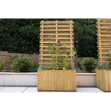 Further photograph of Forest Garden Living Screen Planter 260mm x 1000mm x 1000mm