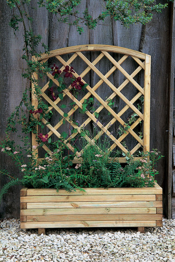 Further photograph of Forest Garden Toulouse Planter 310mm x 400mm x 1000mm