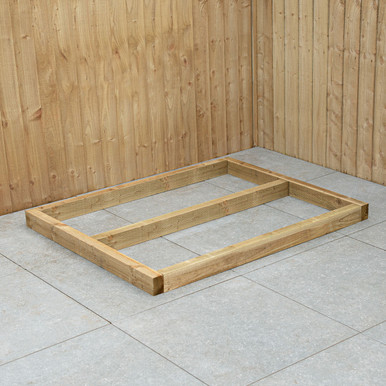 Further photograph of Forest Garden 4ft x 3ft Shed Base Pressure Treated (Installed)