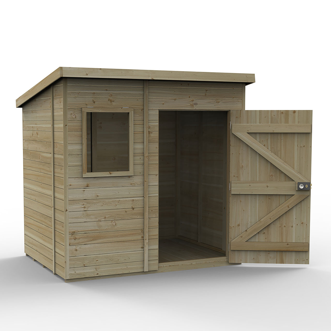 Photograph of Forest Garden Timberdale 7ft x 5ft Pent Shed (Installed)